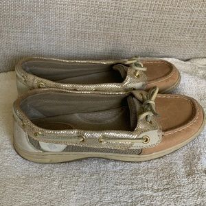 Sparkle Sperry shoes size 6.5